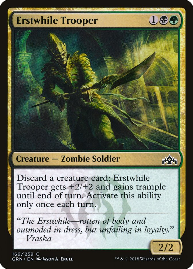 Erstwhile Trooper MTG Singles | Guilds of Ravnica #169