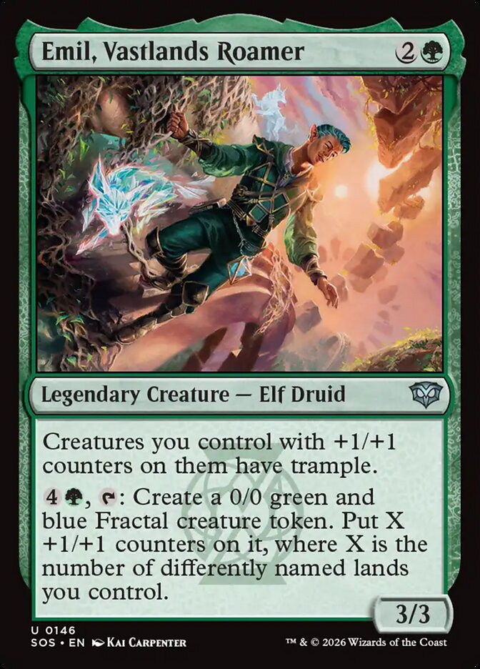 Emil, Vastlands Roamer Secrets of Strixhaven #146Card Front