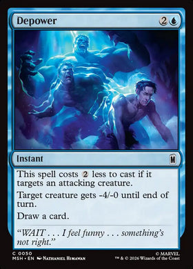Marvel Superheroes Depower Card ...