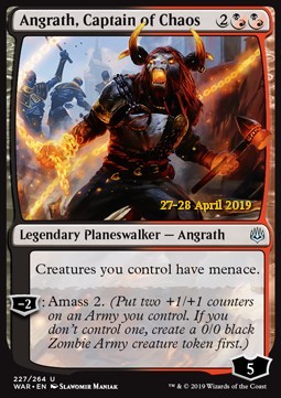 Angrath, Captain of Chaos Prerelease Foil - War Of The Spark 227