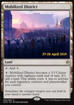 Mobilized District Prerelease Foil - War Of The Spark 249