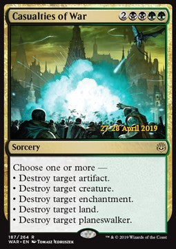 Casualties of War Prerelease Foil - War Of The Spark 187