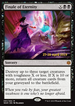 Finale of Eternity Prerelease Foil - War Of The Spark 091