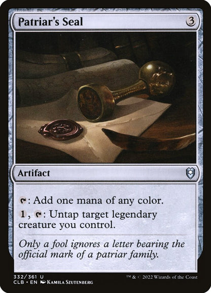 Patriar's Seal - Commander Legends #332
