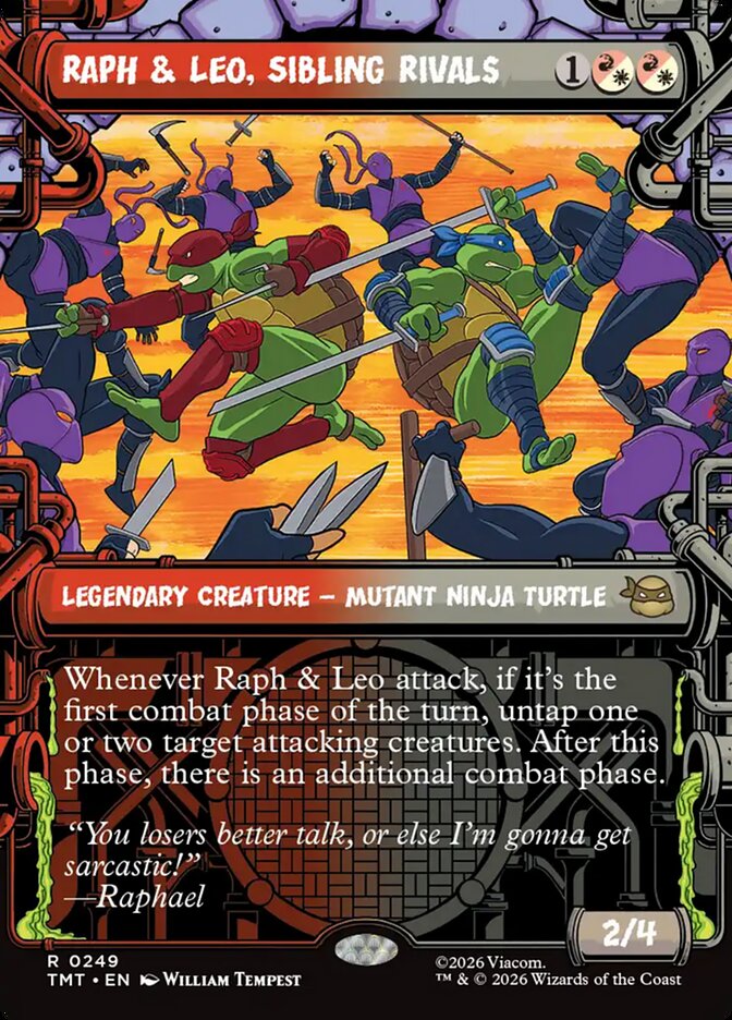 Raph & Leo, Sibling Rivals Sewer Frame #249