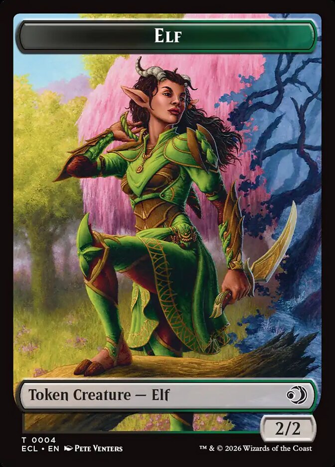 Elf Lorwyn Eclipsed Token #004