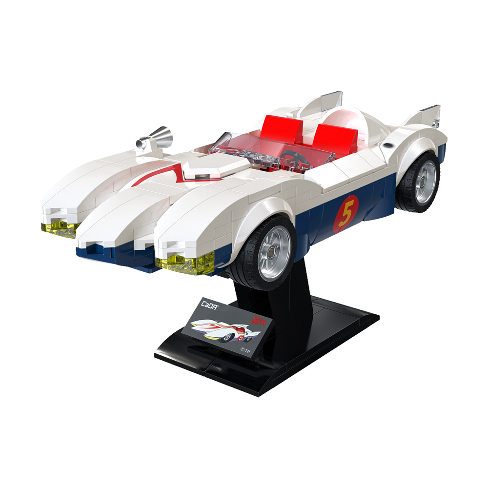 CaDA Speed Racer Mach 5 Car - 1:24 Scale Building Brick Model Kit