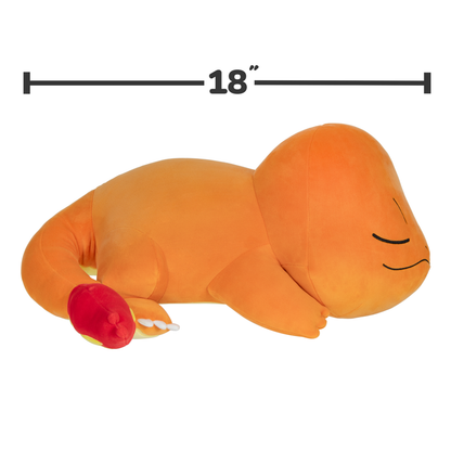 18" Sleeping Charmander Pokémon Plushie