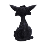 Kat a black cat figurine by Nemesis Now. A dozy posed black cat with large comical eyes and cute fangs peeking out of its mouth, a wonderful edition to your home décor or as a gift for a cat fan.