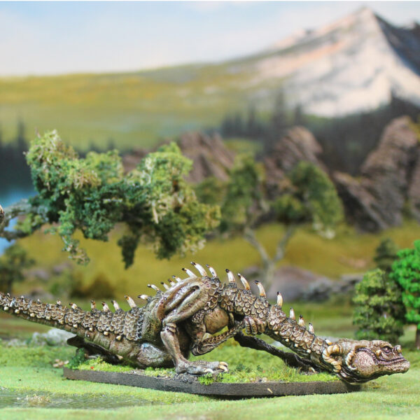 The Aedwyrm by Oakbound Studio. A resin wyrm miniature