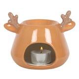 Reindeer Oil Burner. A cute reindeer face oil burner to bring festive fragrance to your home.