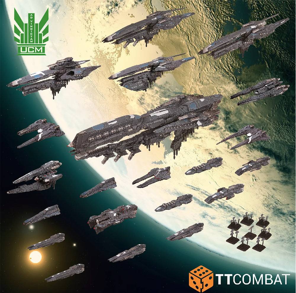 Dropfleet Commander UCM Battlefleet