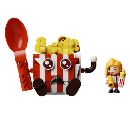 Popcorn Maker Machine - Pantasy Brick Kit