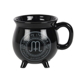 Mabon Colour Changing Cauldron Mug By Anne Stokes. This black cauldron mug features Mabon the symbol of the Autumn Equinox by Anne Stokes