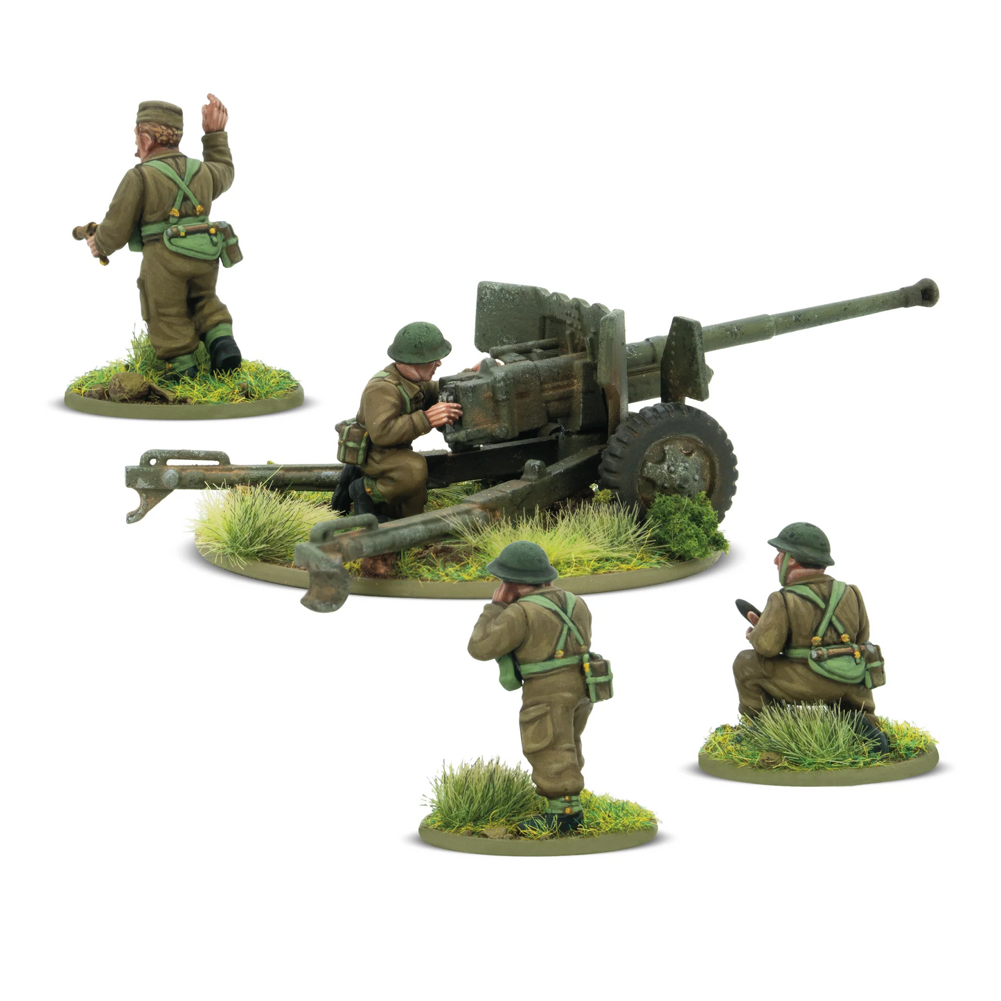 Bolt Action British 6 Pounder Anti Tank Gun