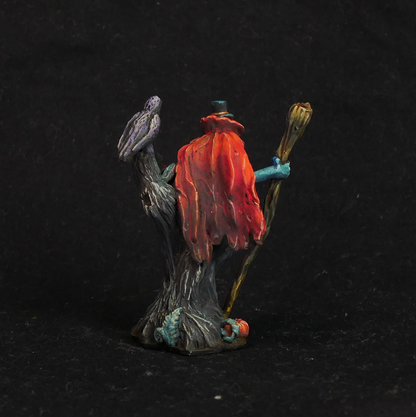 Bad Squiddo Games The Pumpkin King.  A resin miniature of the pumpkin king who has been summoned