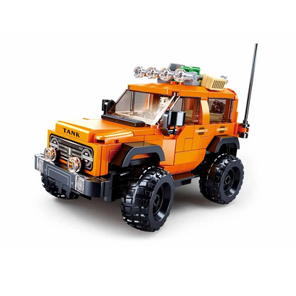 Sluban Orange Tank SUV - ORV Building Brick Kit