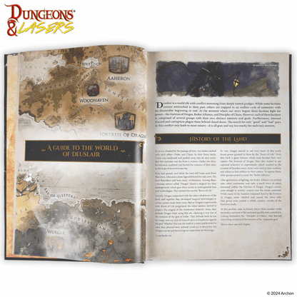 The World Of Deuslair RPG Campaign - Hardback