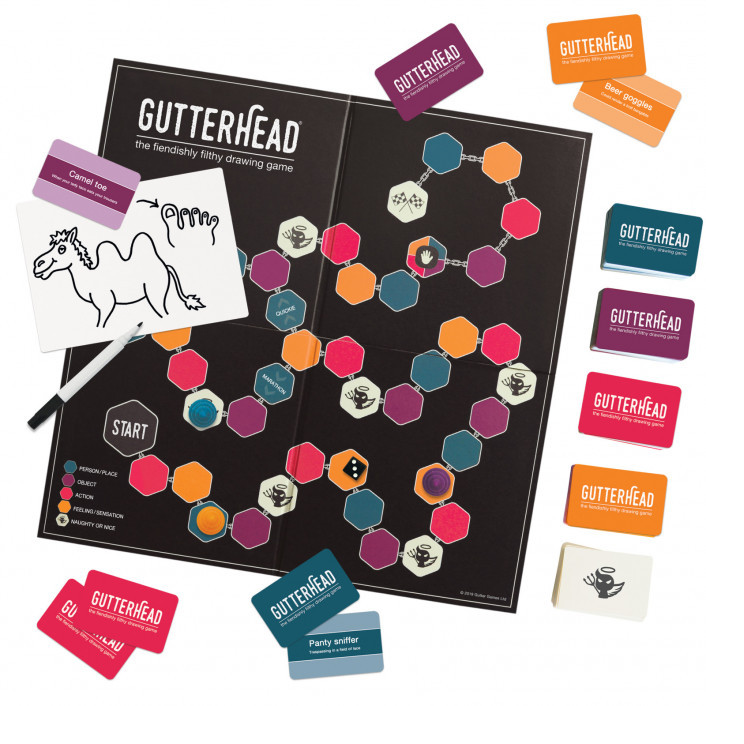 Gutterhead - The Fiendishly Filthy Drawing Game
