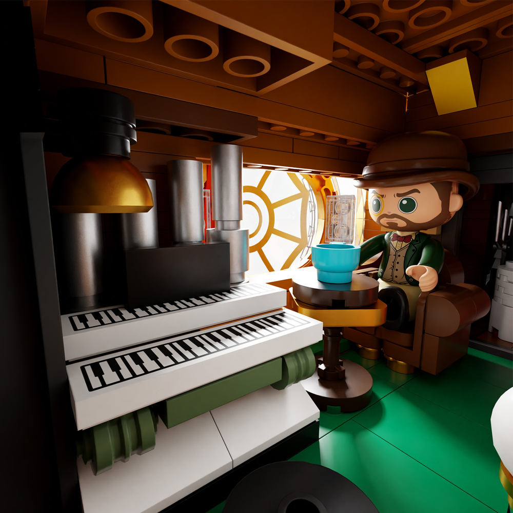 Nautilus Steampunk Submarine - Pantasy Brick Kit