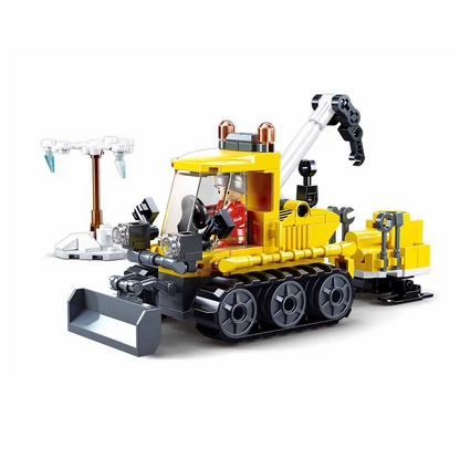 Sluban Rescue Vehicle - Town Snowfield Rescue Building Brick Kit