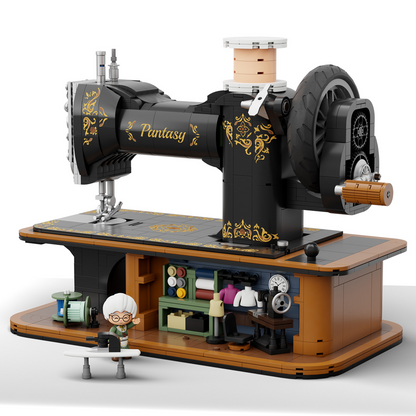 Antique Hand Crank Sewing Machine - Pantasy Brick Kit