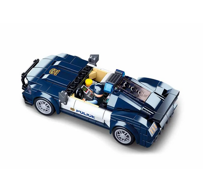Sluban Police Car - Town Building Brick Kit