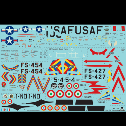 Italeri F-84 E/G Thunderjet | 1:72 Scale Model Kit