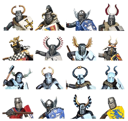 Victrix Medieval & Fantasy Heads, Cloaks & Shields VXE002