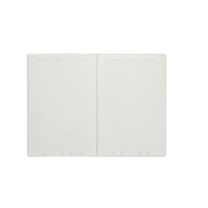 Halloween queen ghost tarot A5 hard cover notebook in cream featuring a traditional sheet ghost wearing a crown on a green background with pumpkins and autumn leaves design making a functional, practical and fun gift for a Halloween fan.