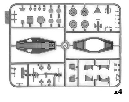 ICM Wehrmacht Light Armoured Vehicles -  1:72 Scale Model Kit