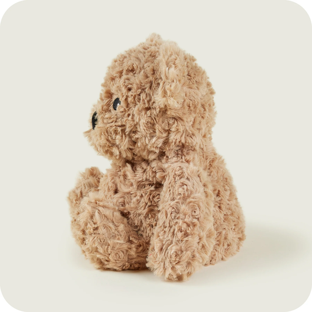 Warmies Brown Curly Bear -  Microwavable Plushies