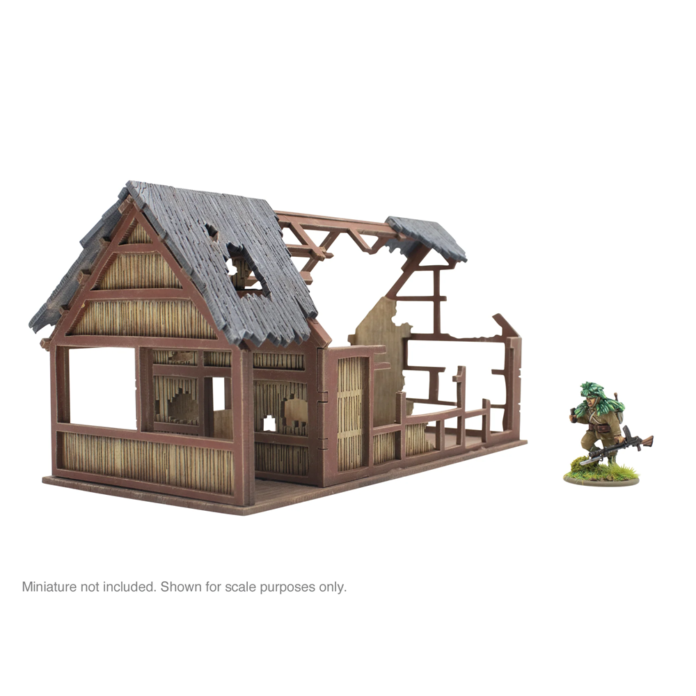 Asian Villages Large Building Ruins - MDF