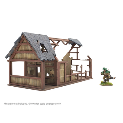 Asian Villages Large Building Ruins - MDF