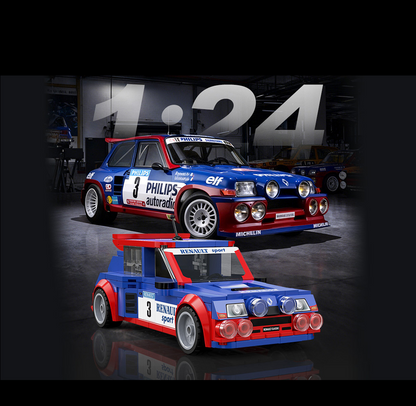 CaDA Renault 5 Maxi Turbo - 1:24 Brick Model Kit