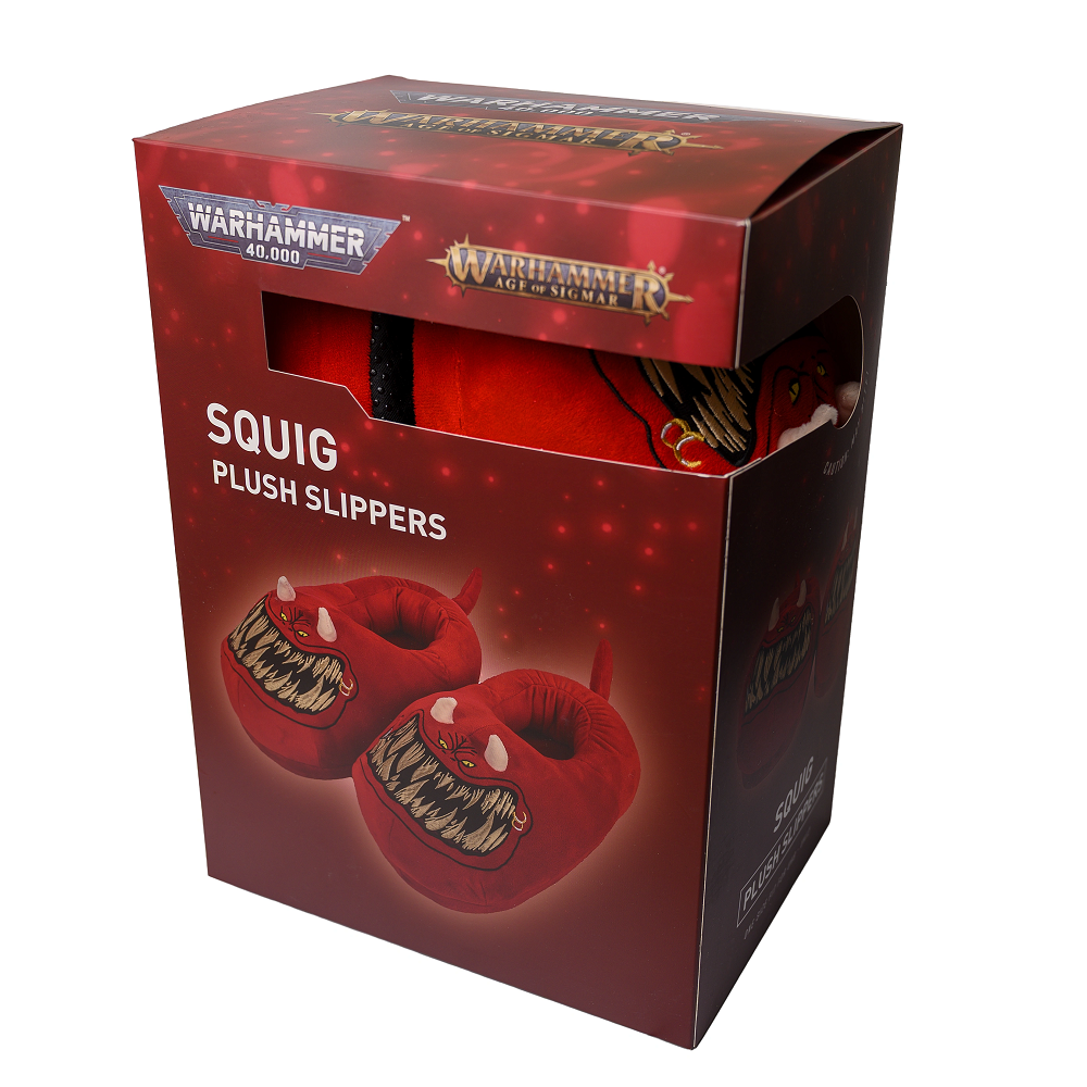 Red Squig Slippers - Warhammer 40k Gift