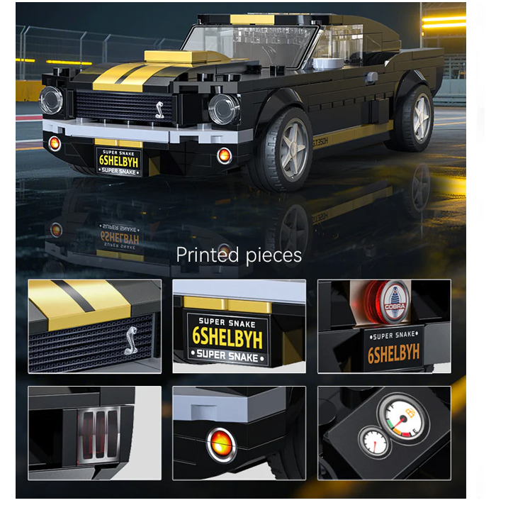 Ford Shelby Mustang GT 350H - CaDA Brick Model Kit