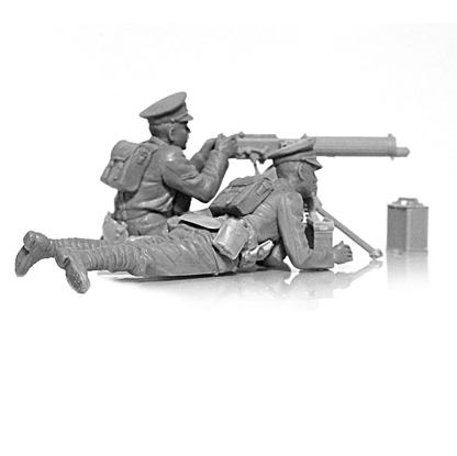 ICM WWI British Vickers MG Crew - 1:35 Scale