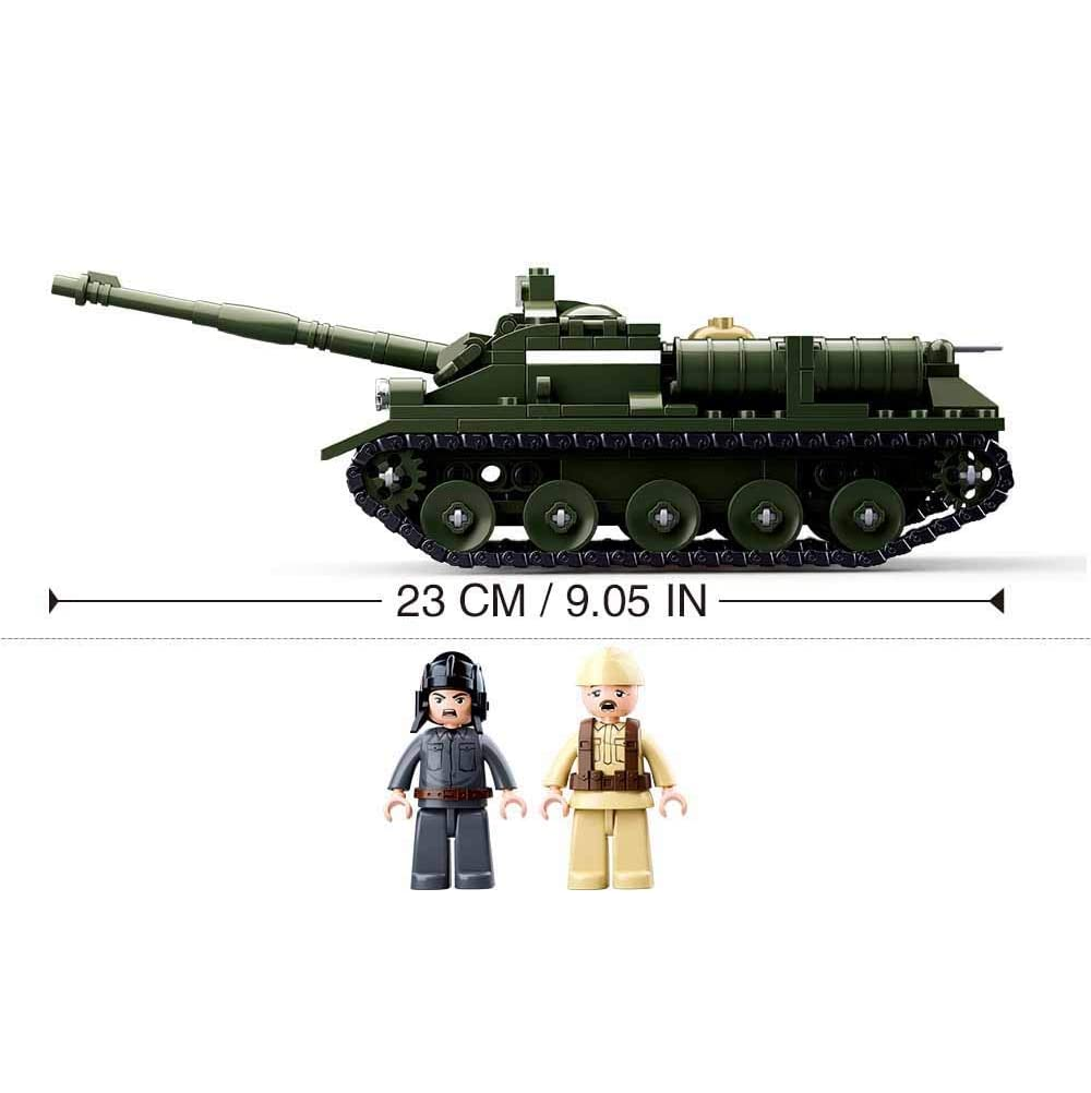 Sluban WW2 SU-85 Tank Destroyer - Model Bricks Kit