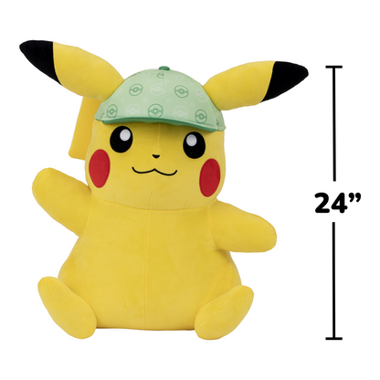 24" Pikachu with Hat - Pokémon Plush