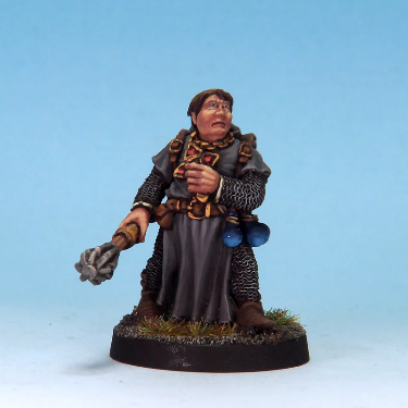 Cleric Tonsure & Mace - Crooked Dice