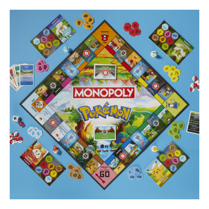 Monopoly Pokémon Edition - Family Board Game 2–4 Players