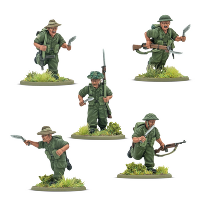 Bolt Action Gurkha Infantry Platoon