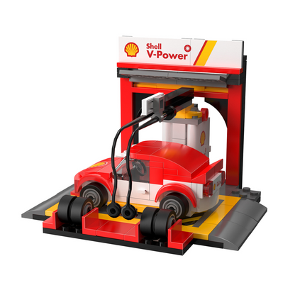 CaDA Pit Stop Staging Station - Building Brick Model Kit