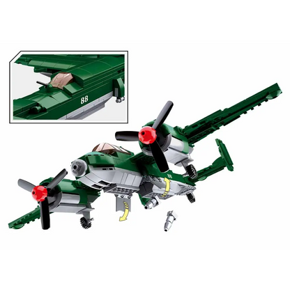 Sluban WWII Tupolev TU-2 Bomber - Model Bricks Kit