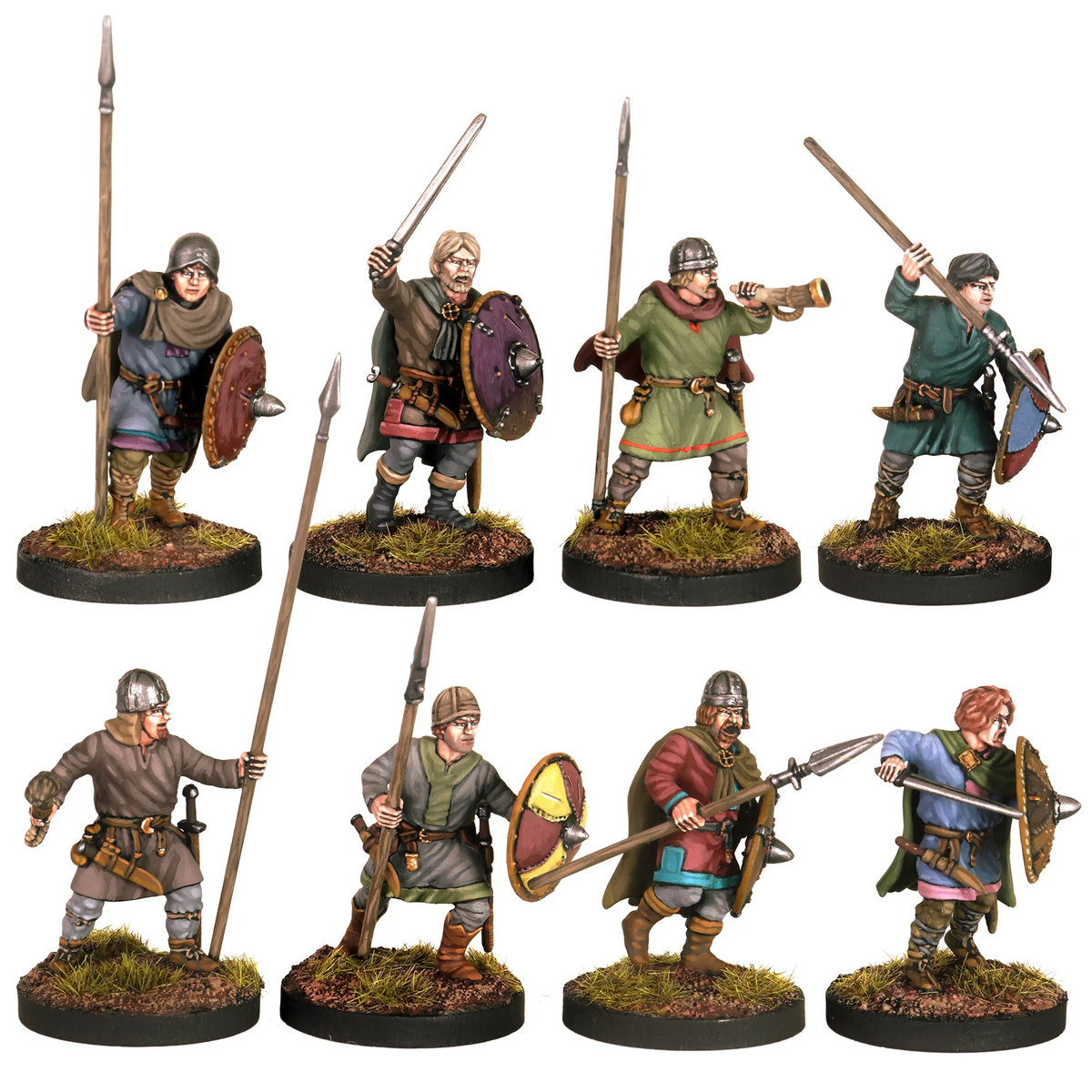 Carolingian Unarmoured Infantry - Victrix Dark Ages