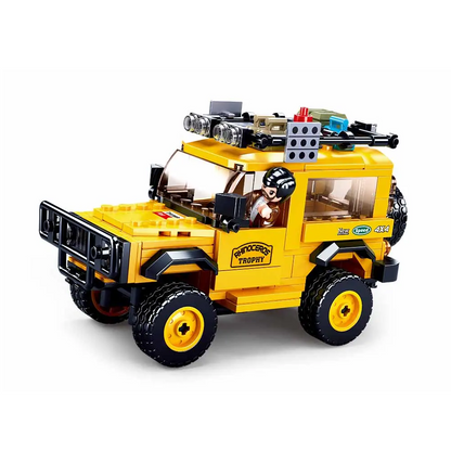 Sluban Yellow Safari Defender - Car Club Building Brick Kit