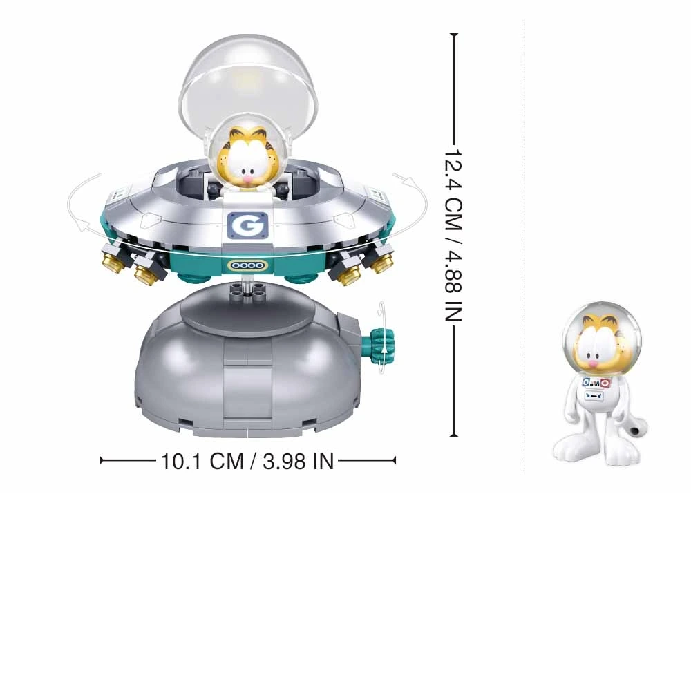 Sluban Garfield Space Ship -  Building Brick Kit