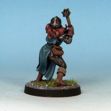 Cleric with Mace - Crooked Dice