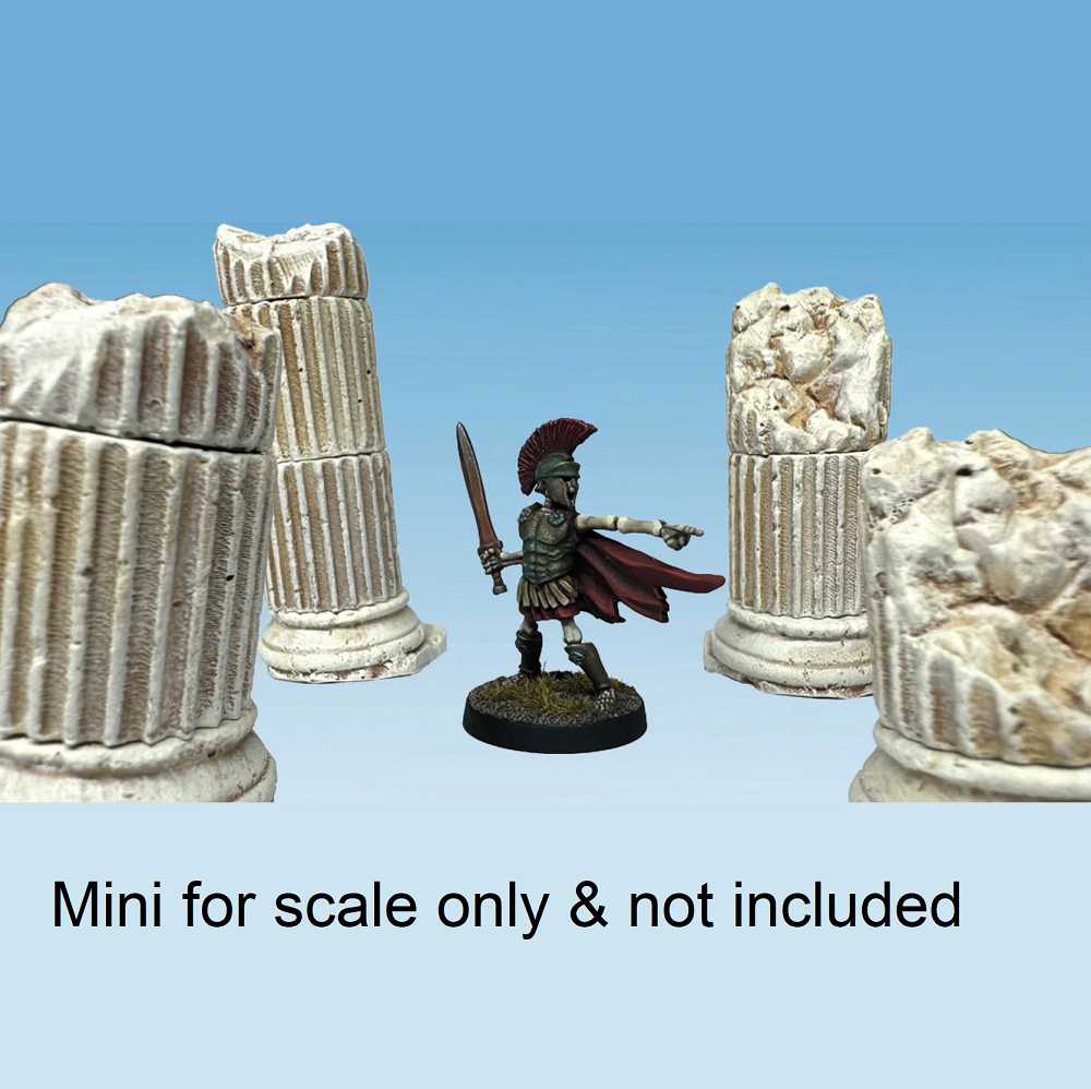 Ruined Greek Columns - Crooked Dice - Boxed